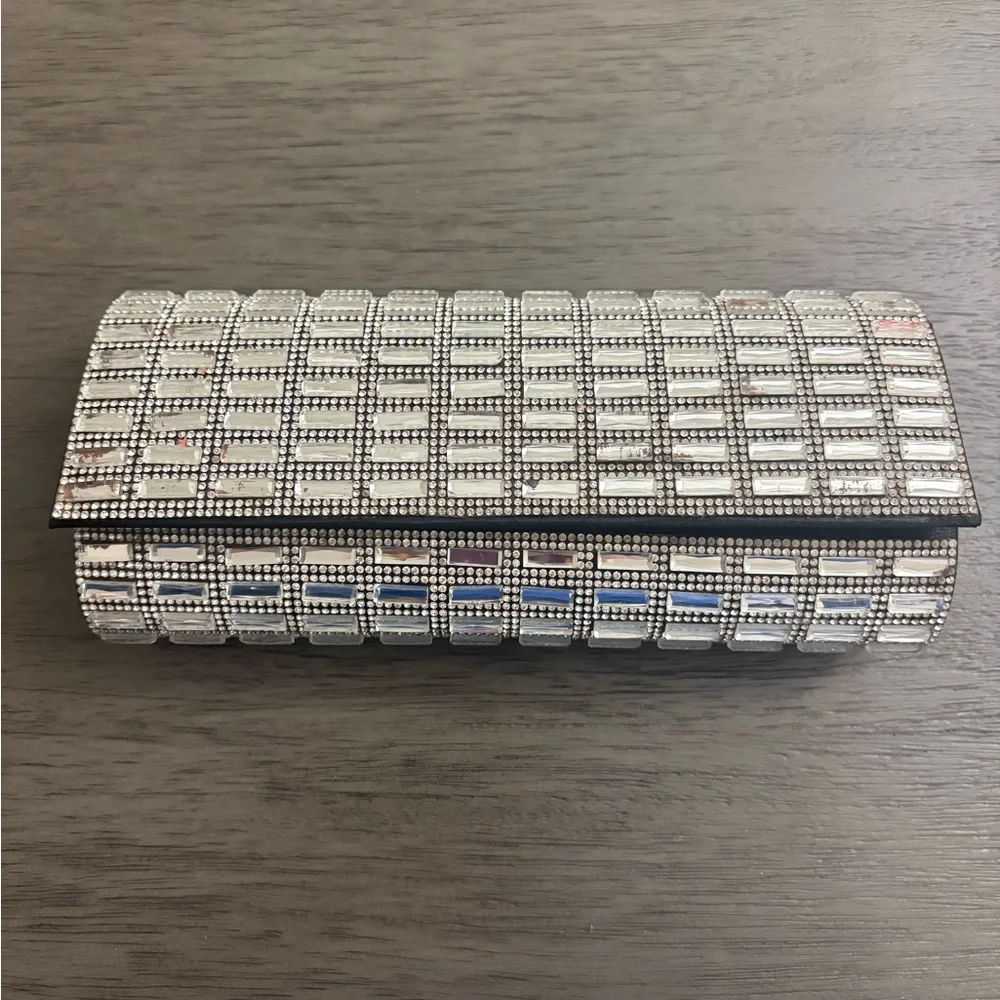 Designer Rhinestone Clutch - Picture 1 of 7